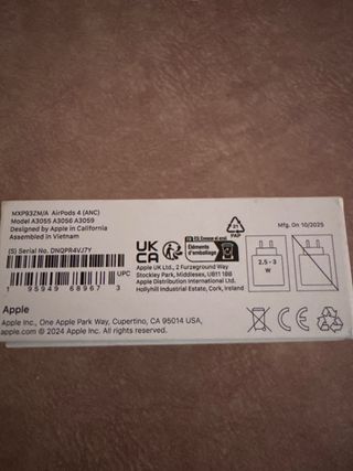 AirPods 4ª Gen sin usar