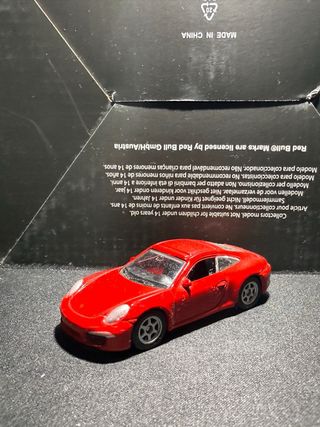 Porsche 911 Carrera S Welly 1/60 Vermelho