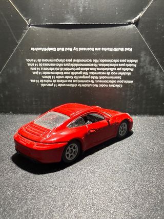 Porsche 911 Carrera S Welly 1/60 Vermelho