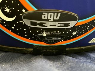 Casco AGV K3 Five Continents de Valentino Rossi