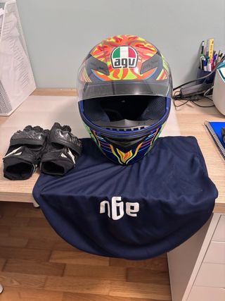 Casco AGV K3 Five Continents de Valentino Rossi