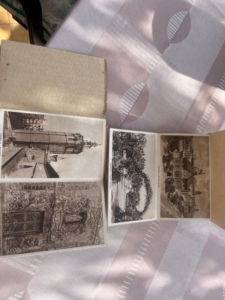 Collezione 2 Libri Cartoline Valencia Intaglio