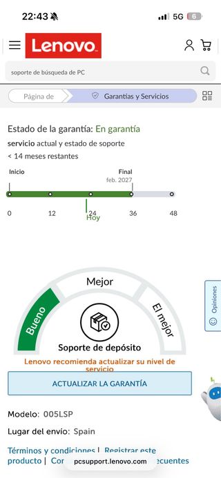 Lenovo IdeaPad Slim 3 15IAN8 - Como nuevo