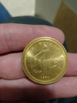 Reproducciones Monedas Bañadas Oro 24k