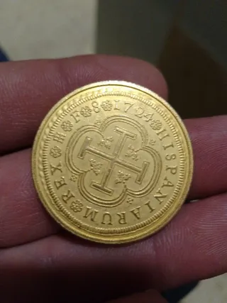 Reproducciones Monedas Bañadas Oro 24k