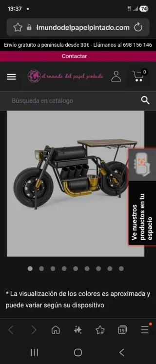 Moto Barra Decorativa