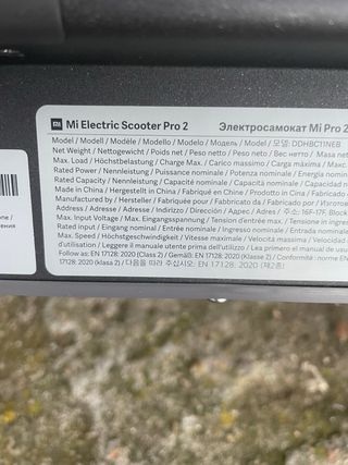 Patinete Xiaomi Pro 2   No envío