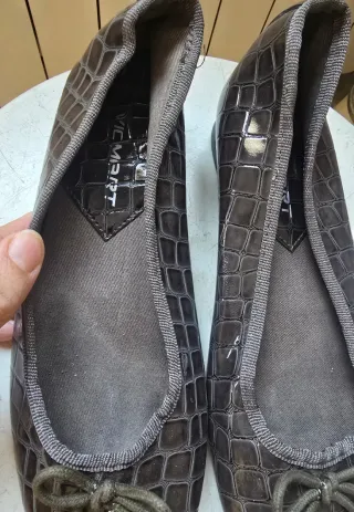 Scarpe da donna grigie con zeppa