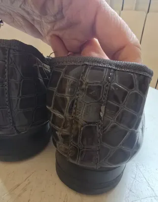 Scarpe da donna grigie con zeppa