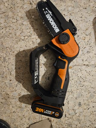 2 Motoseghe Worx 3 batterie + REGALO