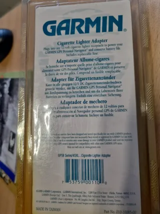 Cargador Garmin GPS Coche modelo 010-10085-00