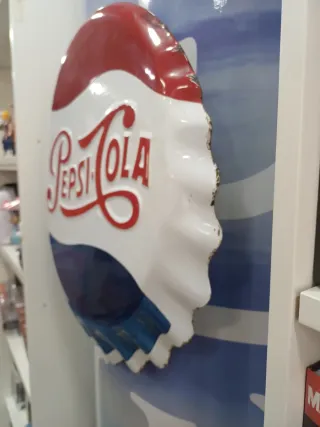 PEPSI-COLA  Chapa  de botella Esmaltado años 60