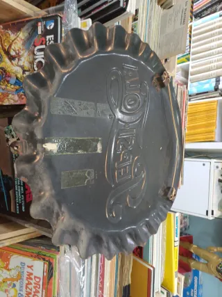 PEPSI-COLA  Chapa  de botella Esmaltado años 60