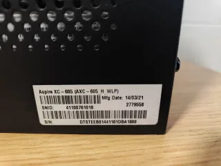 Acer Aspire XC-605 Intel Core i3 8GB RAM 1 TB