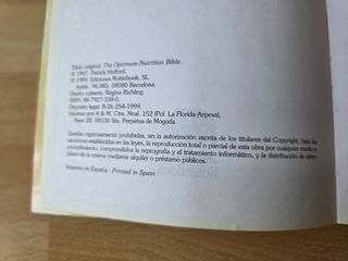 La biblia de la nutrición óptima