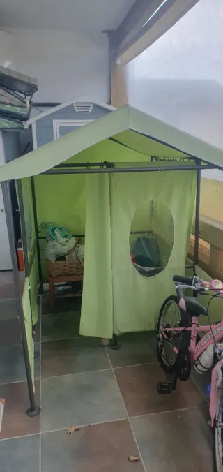 Casita infantil exterior lona.No hago envios