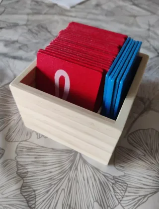 Letras de lija de madera Montessori NUEVO