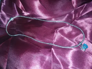 Collar Plata 925 Corazón Azul