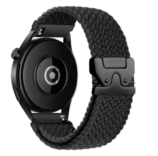 Correa elástica trenzada negra