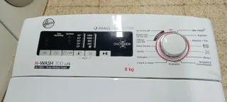 LAVADORA SUPERIOR HOOVER 8 KG A+++ RPM 1300