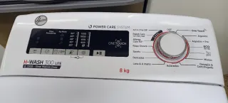 LAVADORA SUPERIOR HOOVER 8 KG A+++ RPM 1300