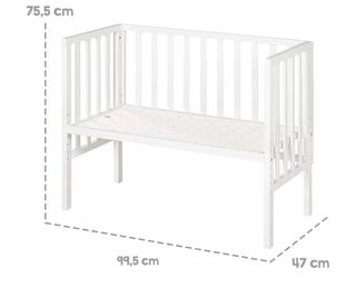 Minicuna colecho blanca