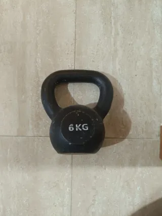 Kettlebell 6 kg / Pesa rusa hierro