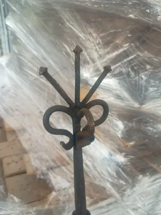 Cabezal Cama Hierro Forjado Antiguo