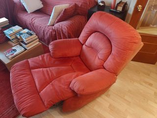 Sillón balancín giratorio reclinable