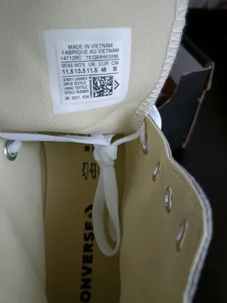 Converse All Star Grigie Taglia 46