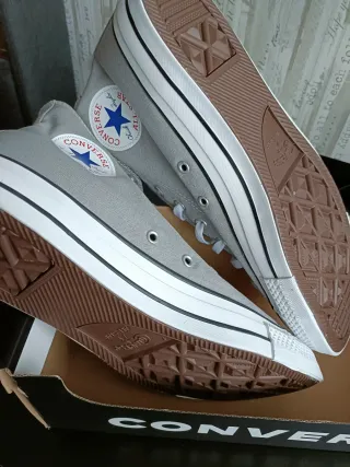 Converse All Star Grigie Taglia 46