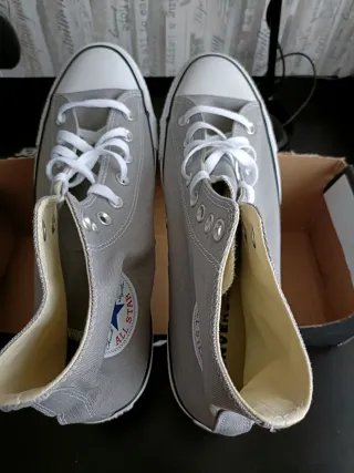 Converse All Star Grigie Taglia 46