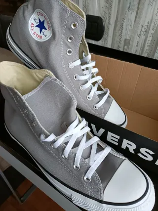 Converse All Star Grigie Taglia 46
