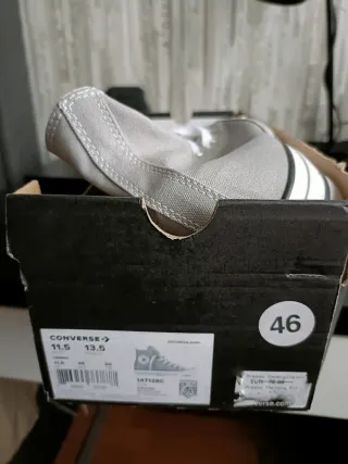 Converse All Star Grigie Taglia 46