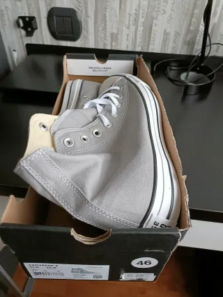 Converse All Star Grigie Taglia 46