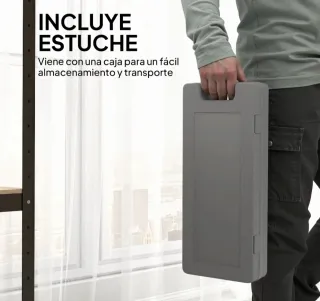 Set di 6 manubri colorati con borsa