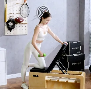 Set di 6 manubri colorati con borsa