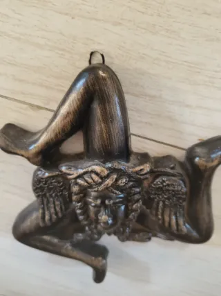 Figura Trinacria Sicilia color Bronce