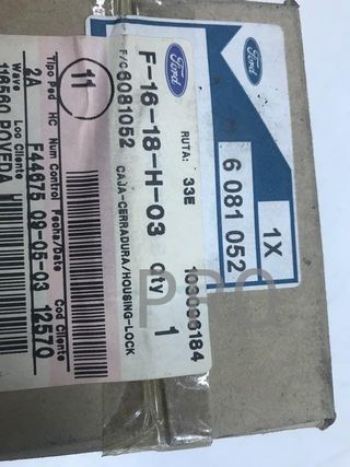 Soporte antirrobo ford escort 3 nuevo