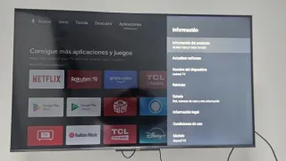 Televisión TCL Negra