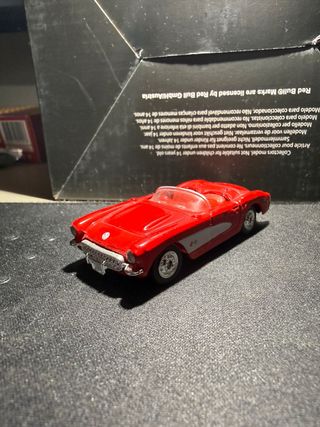 Corvette 1957 Welly 1/60 Vermelho