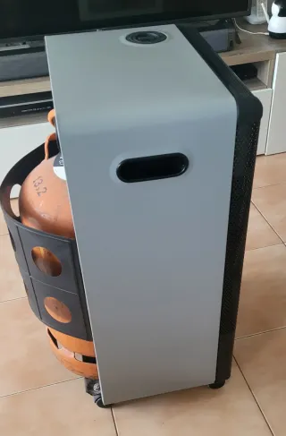 Estufa butano Orbegozo llama azul.