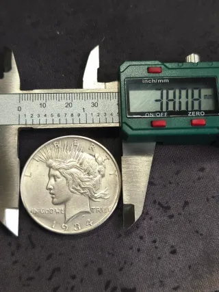 Dólar Plata Paz 1934 D