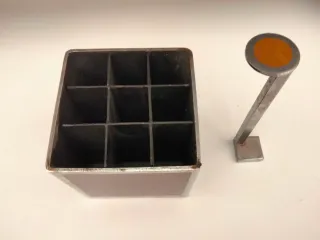 Cenicero Vintage Morado y Plateado