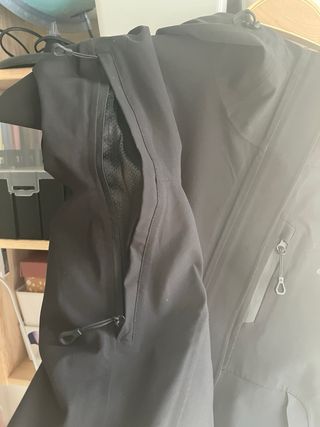 Cortavientos impermeable Tenth negro Talla XS