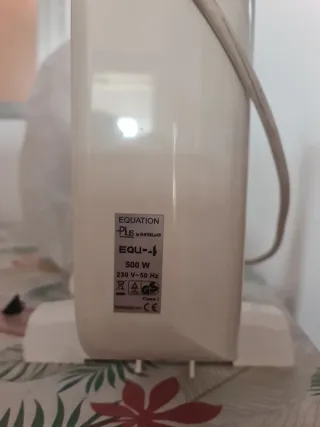 Emisor térmico blanco