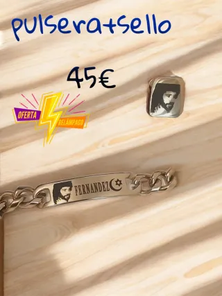 Pulsera y Sello Personalizado