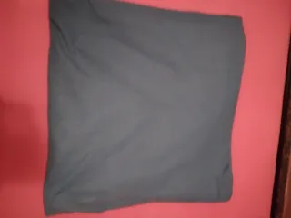 Sábana bajera de franela azul cama 90