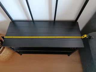 Perchero banco zapatero metal madera