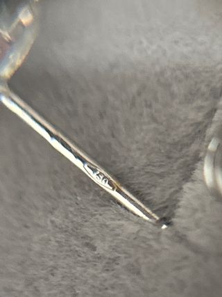 Conjunto Pendientes y Colgante oro blanco